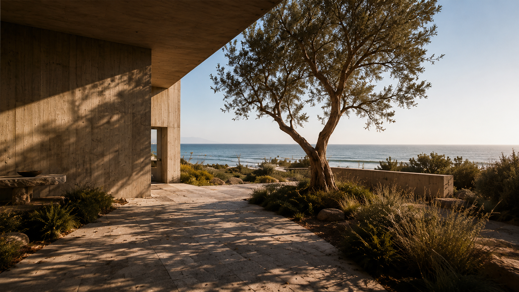 Architectural process — design, landscape, horizon
